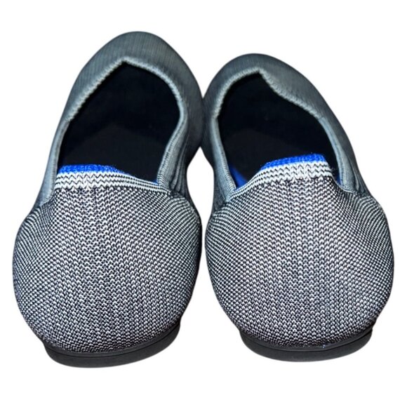 Rothy's Retired The Flat in Black/White Birdseye Print Size 12 - Picture 4 of 7